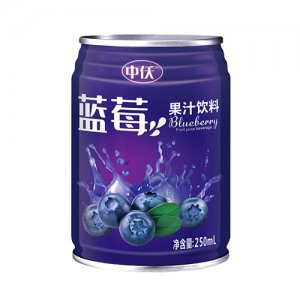 中仸蓝莓果汁饮料250ml