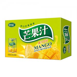 中仸芒果汁饮料240mlx24罐