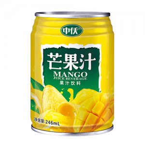 中仸芒果汁饮料246ml罐装