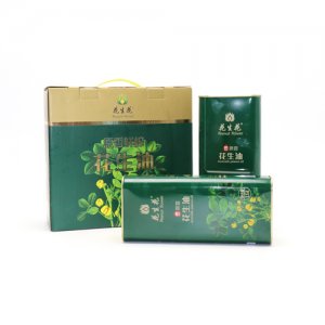 花生花鲜浆小榨花生油1.5Lx2礼盒装