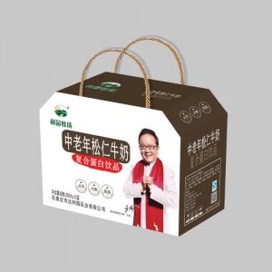 利园牧场中老年松仁牛奶饮品