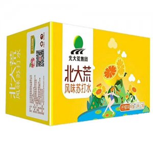 北大荒集团风味苏打水柠檬味520mlx15瓶
