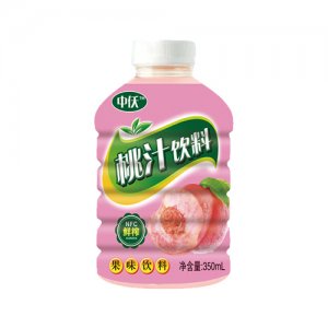 中仸鲜榨桃汁饮料350ml