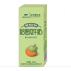 利园牧场哈密瓜牛奶盒装饮品
