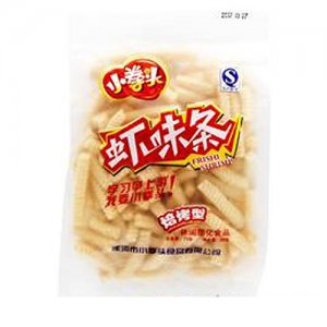 小拳头虾味条虾条焙烤型75g