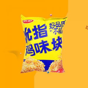 吮彩吮指鸡味块麦香80gx10x8中包