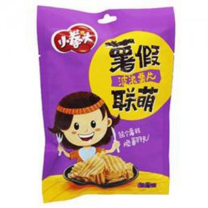 小拳头暑假联盟波浪薯片紫薯味