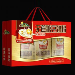 维亲无蔗糖豆奶粉200gx3罐