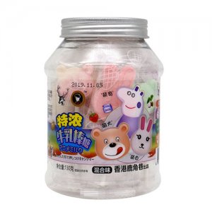 鹿角巷特浓牛乳棒糖混合味130g