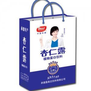 纯旺杏仁露手提袋饮品