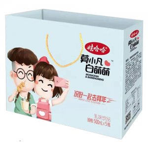 娃哈哈莫小凡白萌萌乳味饮品礼盒