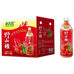 北大荒野山楂山楂果汁饮料1Lx6瓶