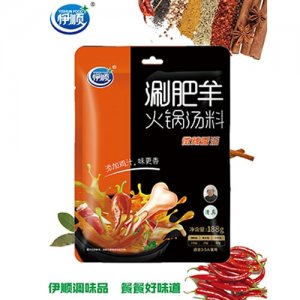 伊顺188g骨汤火锅汤料微辣香汤