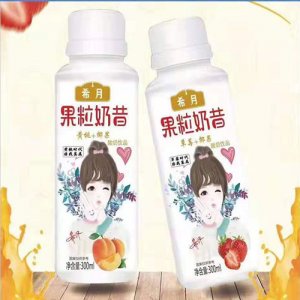 希月果粒奶昔黄桃+椰果酸奶饮品300ml