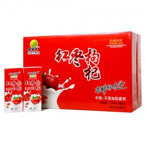北大荒红枣枸杞复合蛋白饮品礼盒