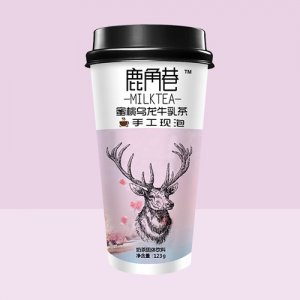 鹿角巷蜜桃乌龙牛乳茶手工现泡123g