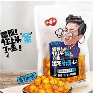 小拳头酱焗黑面海贝烧香辣味休闲零食