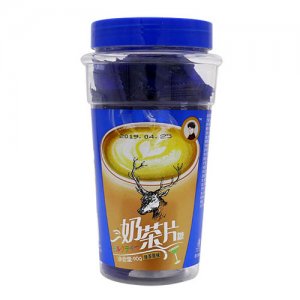 鹿角巷奶茶片糖绿茶原味90g