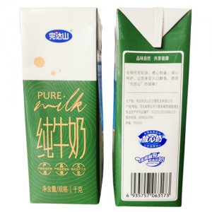 完达山纯牛奶饮品