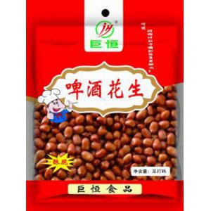 巨恒啤酒花生180克休闲食品