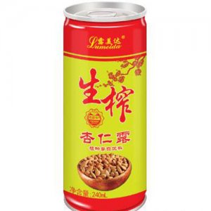 露美达生榨杏仁露金罐240ml饮品