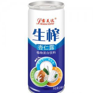露美达生榨杏仁露蓝罐240ml饮品
