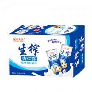 露美达生榨杏仁露蓝色饮品