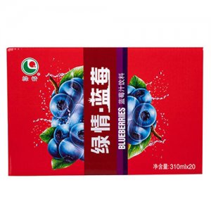 八星食品绿情蓝莓汁310mlx20罐