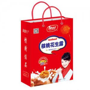 纯旺核桃花生露手提袋饮品
