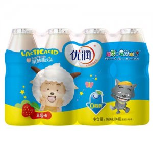 优润蓝莓味乳酸菌饮品160mlX4