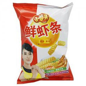 小拳头鲜虾条32g