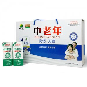北大荒中老年高钙无糖复合蛋白饮品箱装