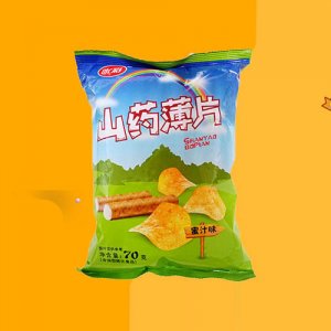 吮彩山药薄片蜜汁70gx10x8中包