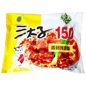 三太子150香菇炖鸡面袋装