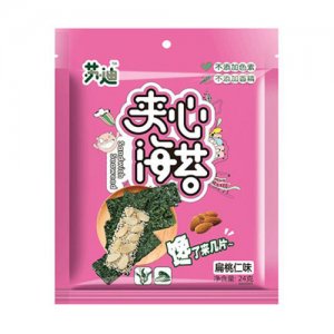 苏迪大片夹心海苔扁桃仁味袋装24g