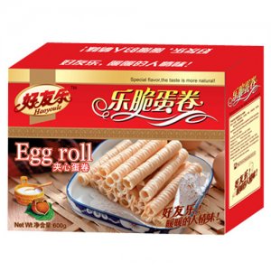 好友乐夹心蛋卷600g