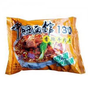 中旺面馆130香辣牛肉面袋装