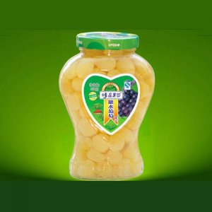 味品果园糖水葡萄罐头968g