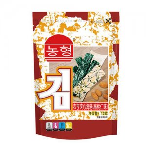 农亨夹心海苔扁桃仁味自立袋12g