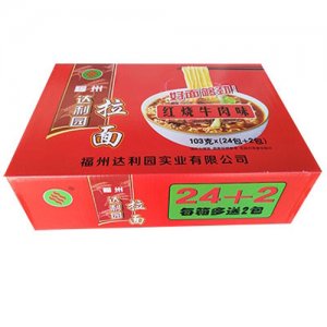 三太子拉面红烧牛肉味箱装