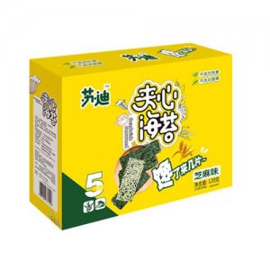 苏迪大片夹心海苔芝麻味礼盒装120g