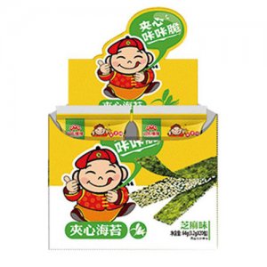 吴掌柜夹心海苔芝麻味64g