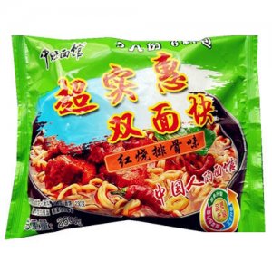 中旺面馆红烧排骨味260g方便面