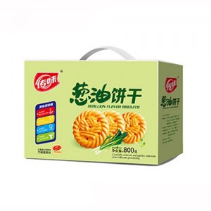 传味葱油饼干800g