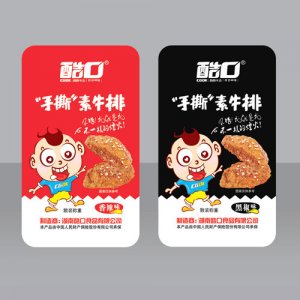 酷口手撕素牛排香辣味+黑椒味散称