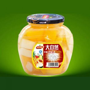 味品果园什锦水果罐头888g
