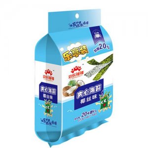 欢乐禧禧椰丝夹心海苔5gx4包