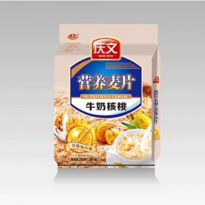 庆文营养麦片牛奶核桃