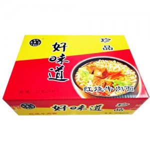 中旺面馆好味道红烧牛肉面101gC24包
