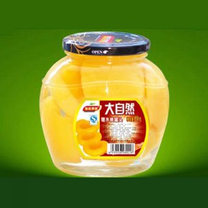 味品果园糖水桃罐头888g